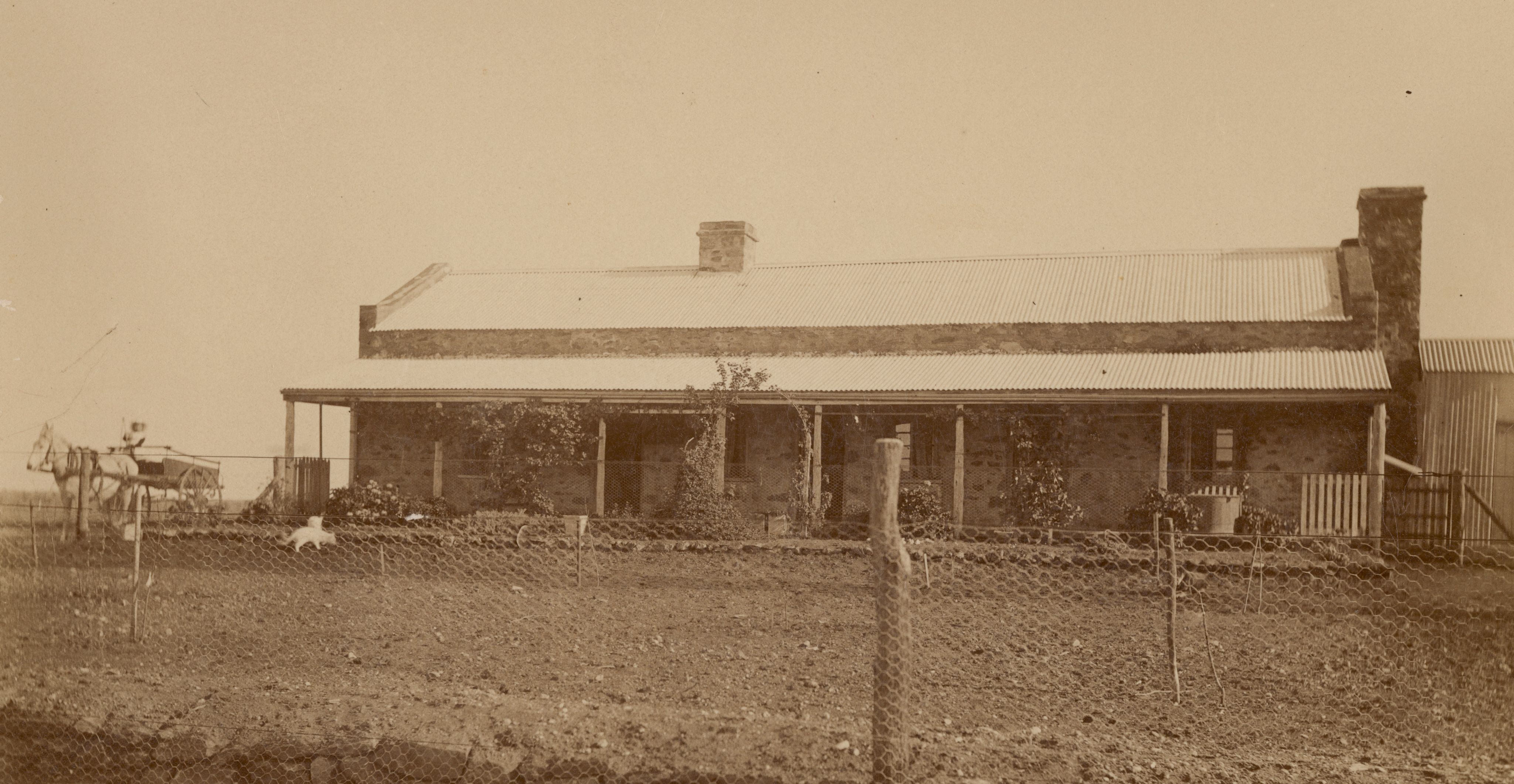Mutooroo homestead circa 1900, about which Jessie Smith said ‘I spent 22 very happy years there, and it was a grand experience’. SLSA: PRG 18/2/3