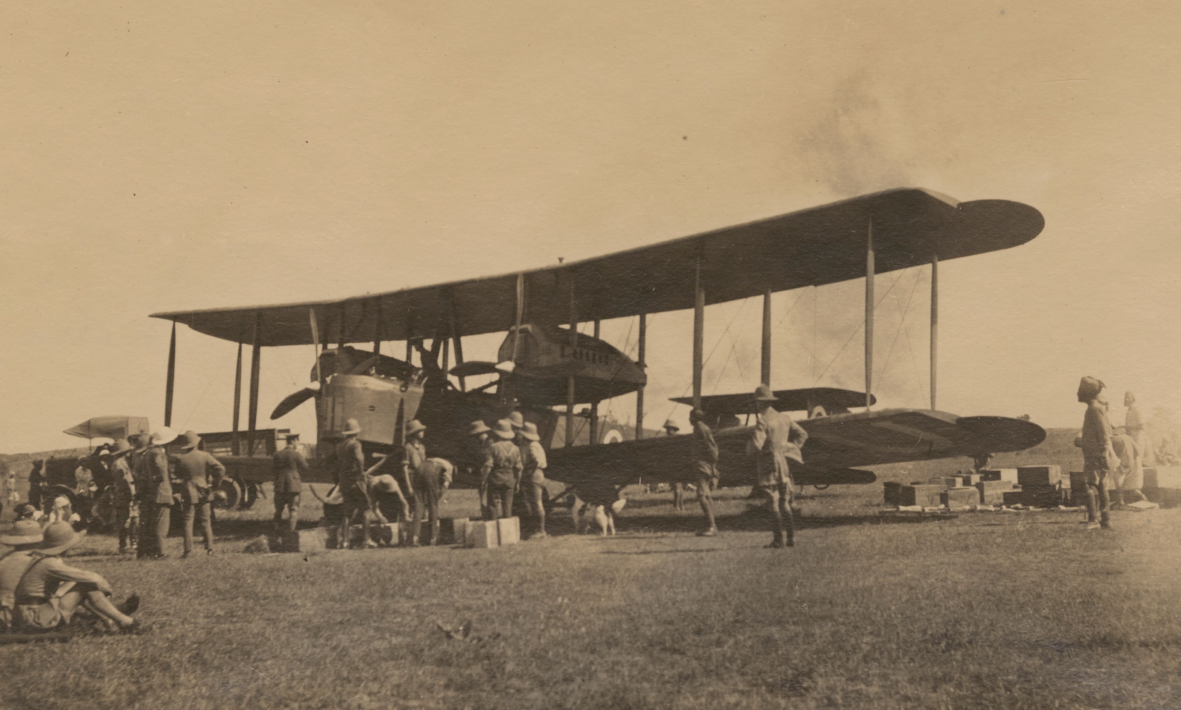 Supplies ready for loading in Delhi between 25 and 27 November 1919. SLSA: PRG 18/7/11B
