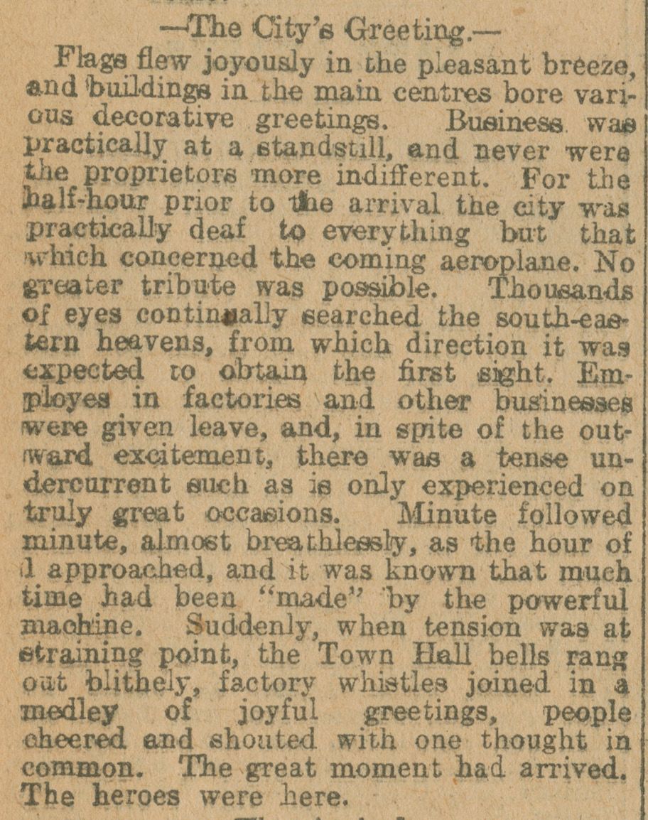 Extract from The Register 24 March 1920 page 9. SLSA: South Australiana Collection
