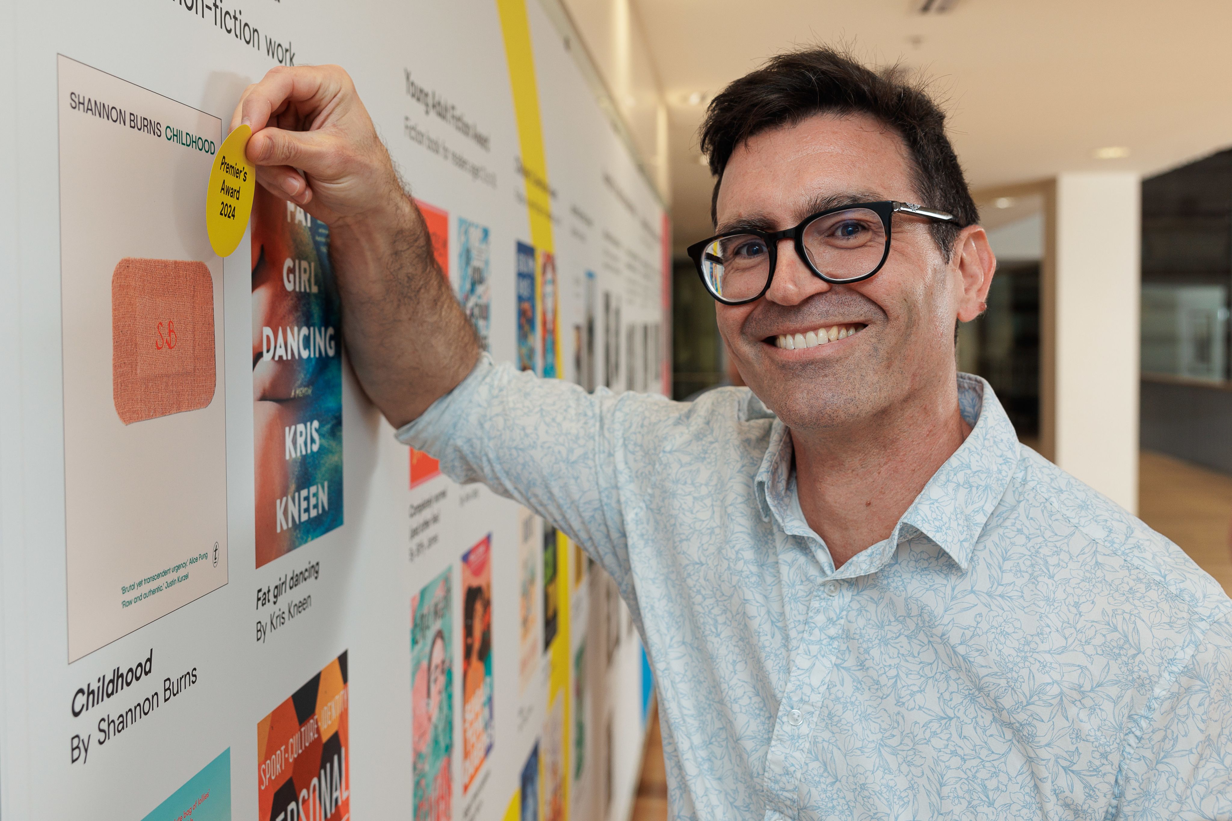 2024 Premier's Award and Fiction Award winner Shannon Burns.