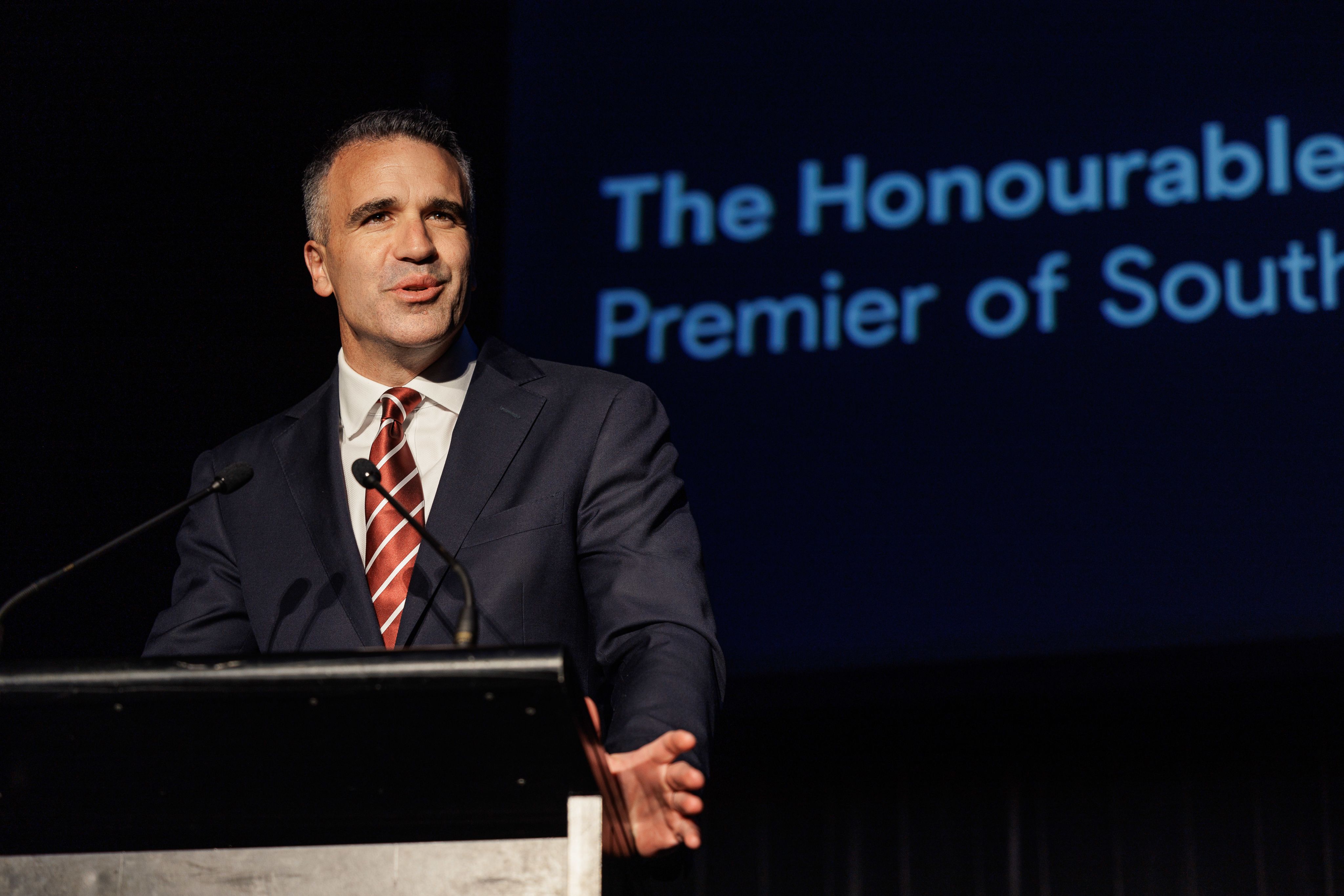 The Hon Peter Malinauskas at the 2024 South Australian Literary Awards.