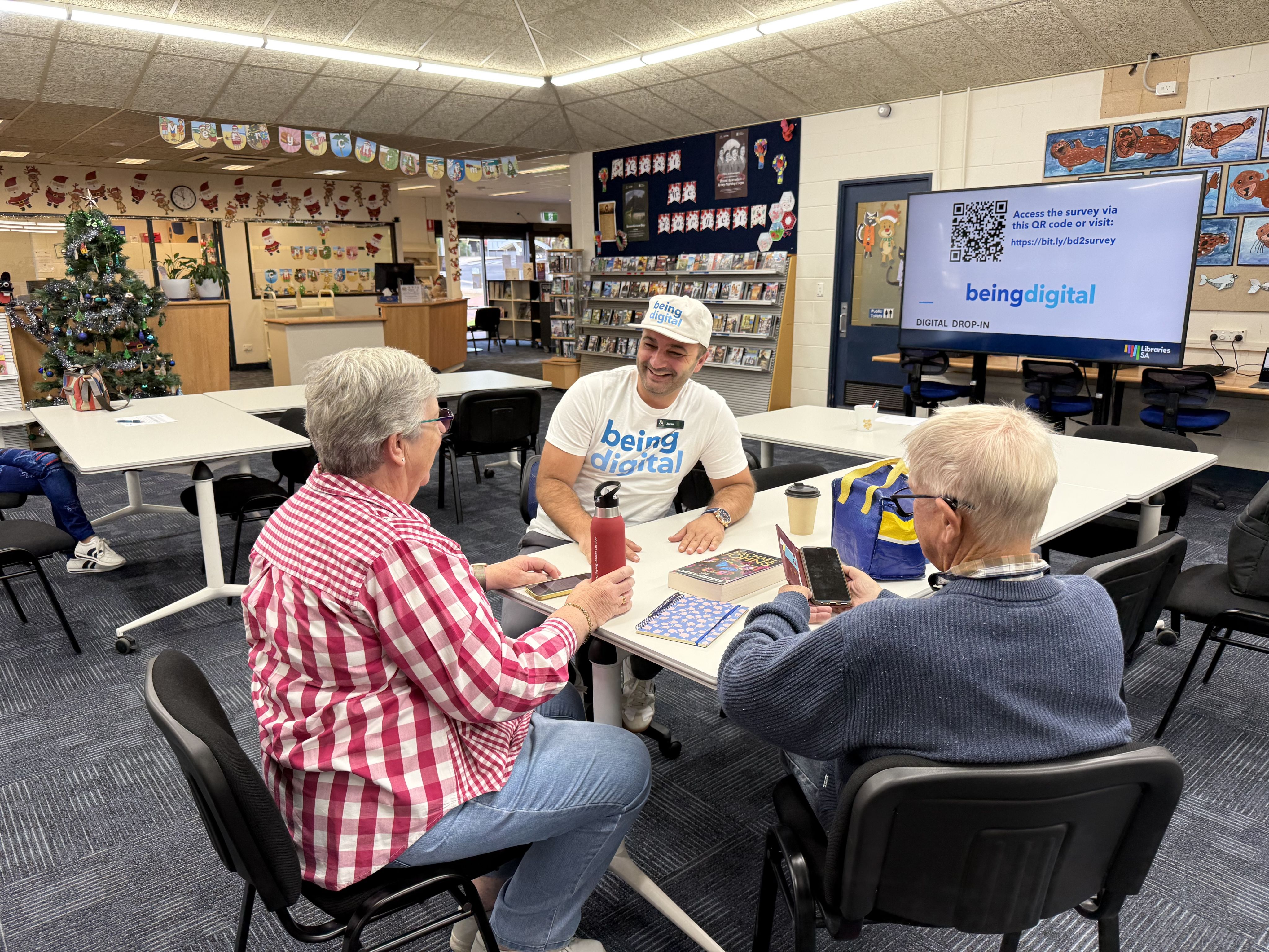 A 'being digital' program, held in Public Libraries across South Australia