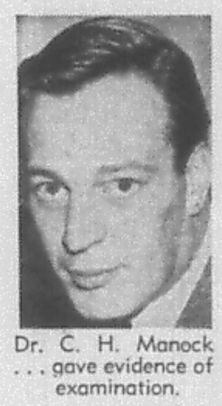 Dr Colin Manock. Advertiser, 8 June 1972 