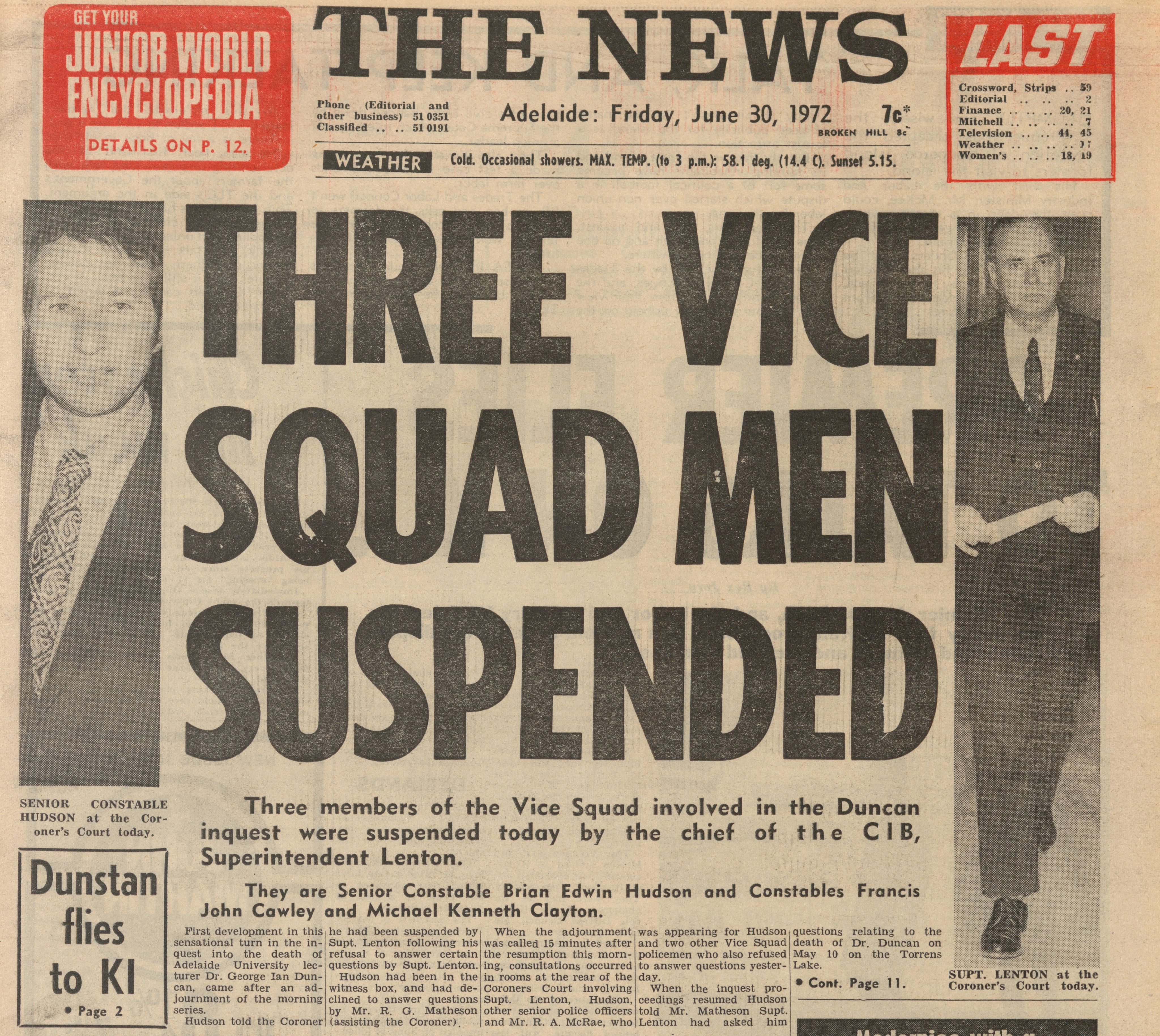 News, 30 June 1972