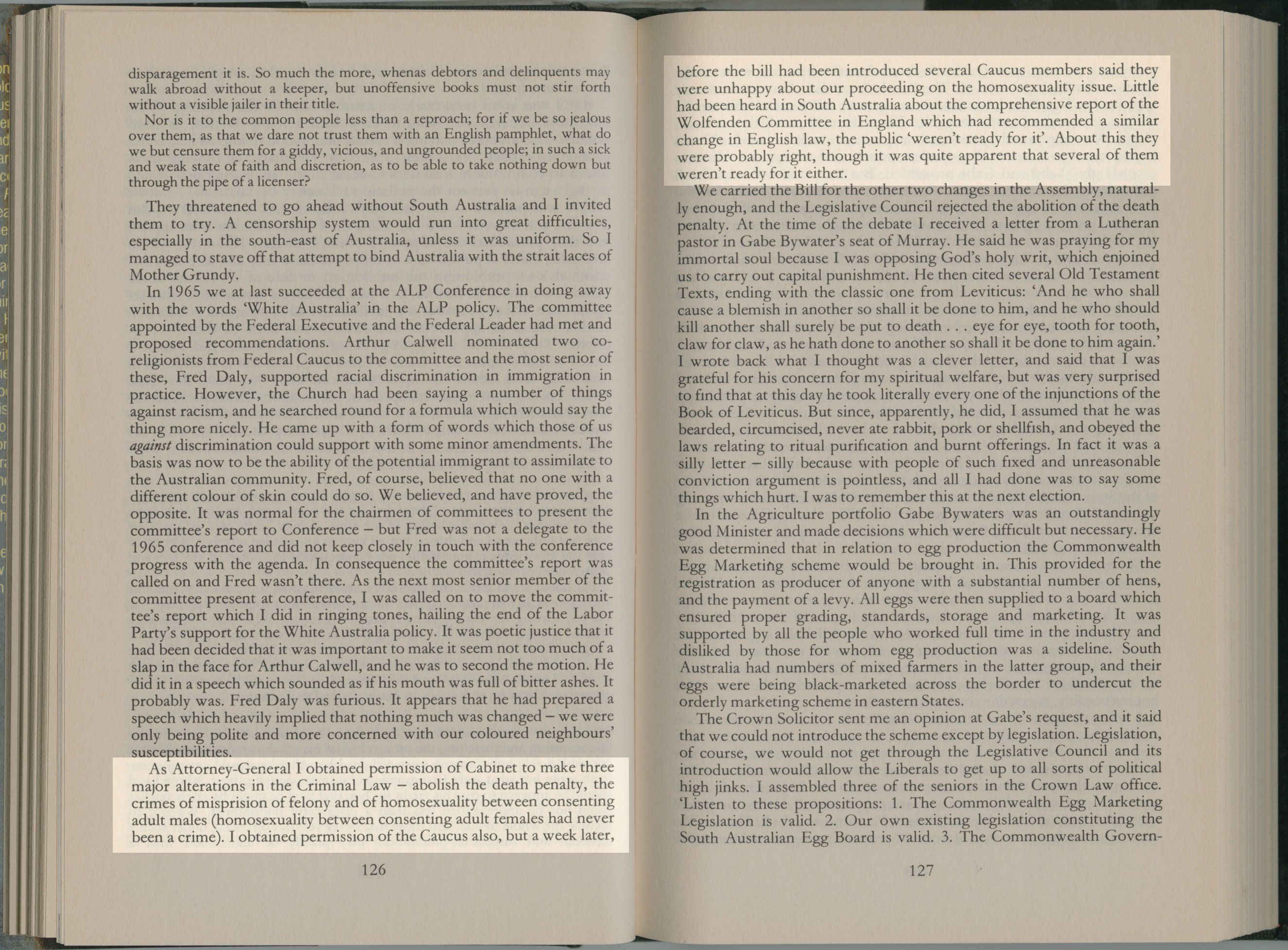 Don Dunstan, Felicia: The Political Memoirs of Don Dunstan (1982). 