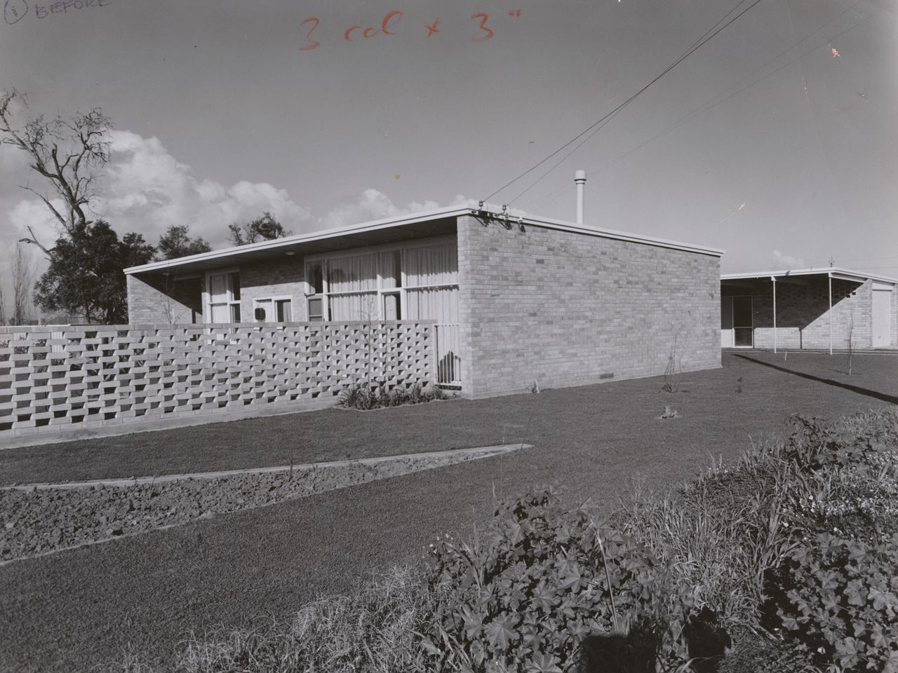External view of house at 11 Layton Street, Fulham Gardens designed by Brian Vogt. SLSA: BRG 346/28/BRUERVOGT/18/2