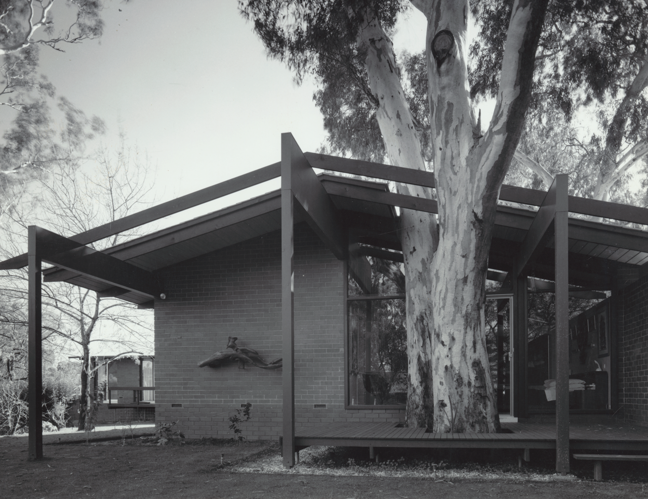 'The picture gallery houses what is probably Australia's most representative private collection of modern Australian paintings. The floor is of polished white terrazzo'. Written by John S. Chappel between 1960-70. SLSA: BRG 346/29/24/4
