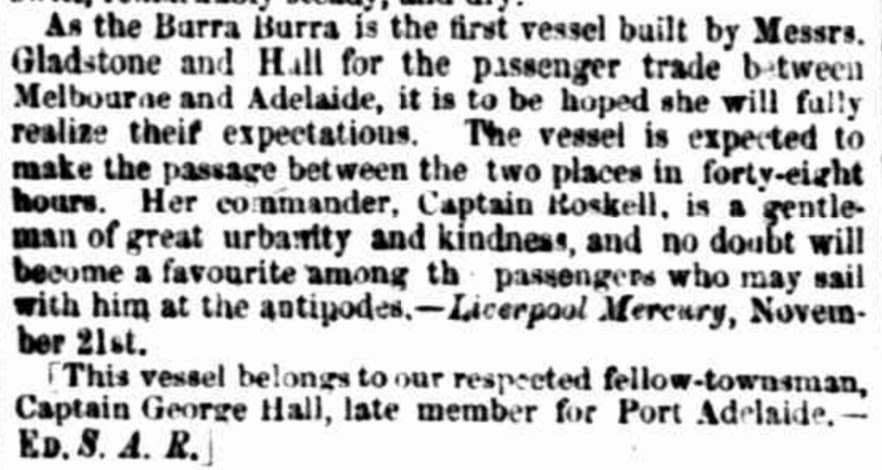 South Australian Register of 20 February 1855