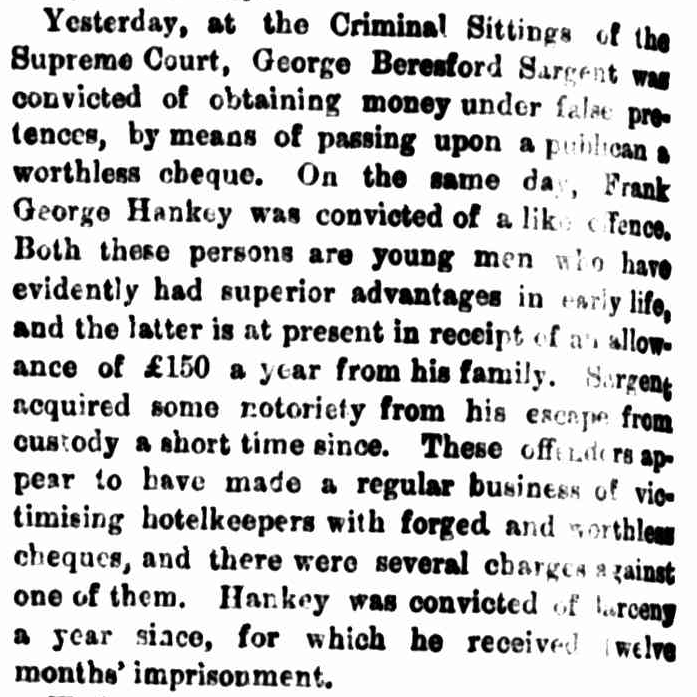 'Criminal Sittings' The Argus (Melbourne) 17 April 1862. NLA: Trove