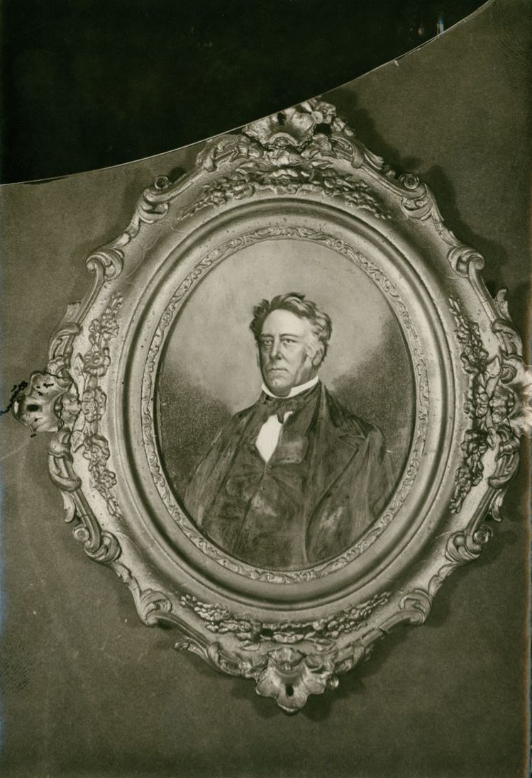 Just to confuse the issue, one of Stephen’s antagonists at The Colonial Register Newspaper was George Stevenson (1799-1856). Gilt-framed portrait, 1855. SLSA B 3661