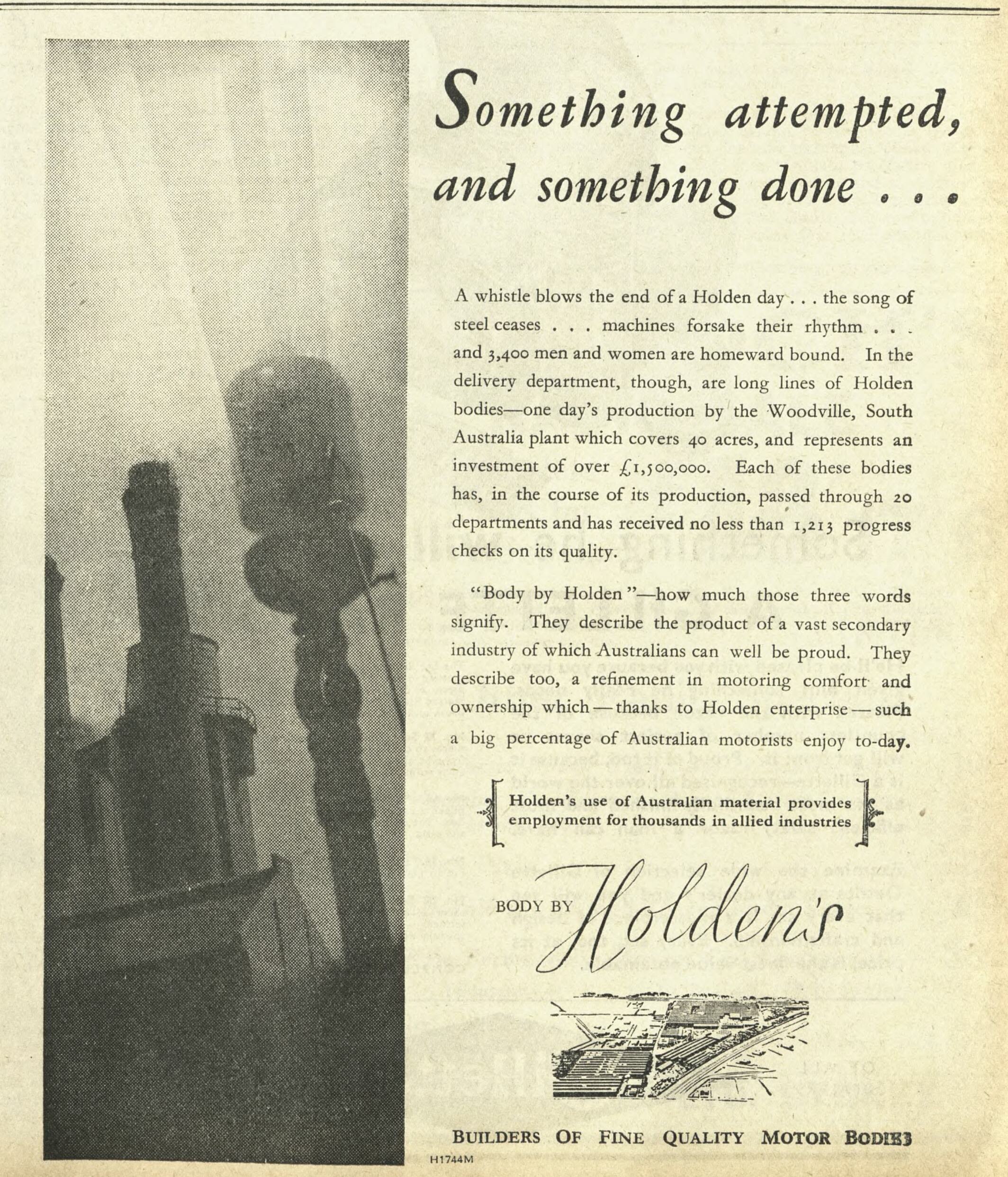 ‘Something attempted, something done’ The Bulletin, 21 November 1934