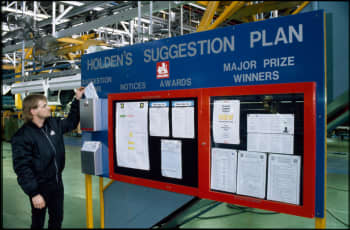Holden’s Suggestion Plan at Elizabeth, c1994. SLSA: BRG 213/179/17/3/37