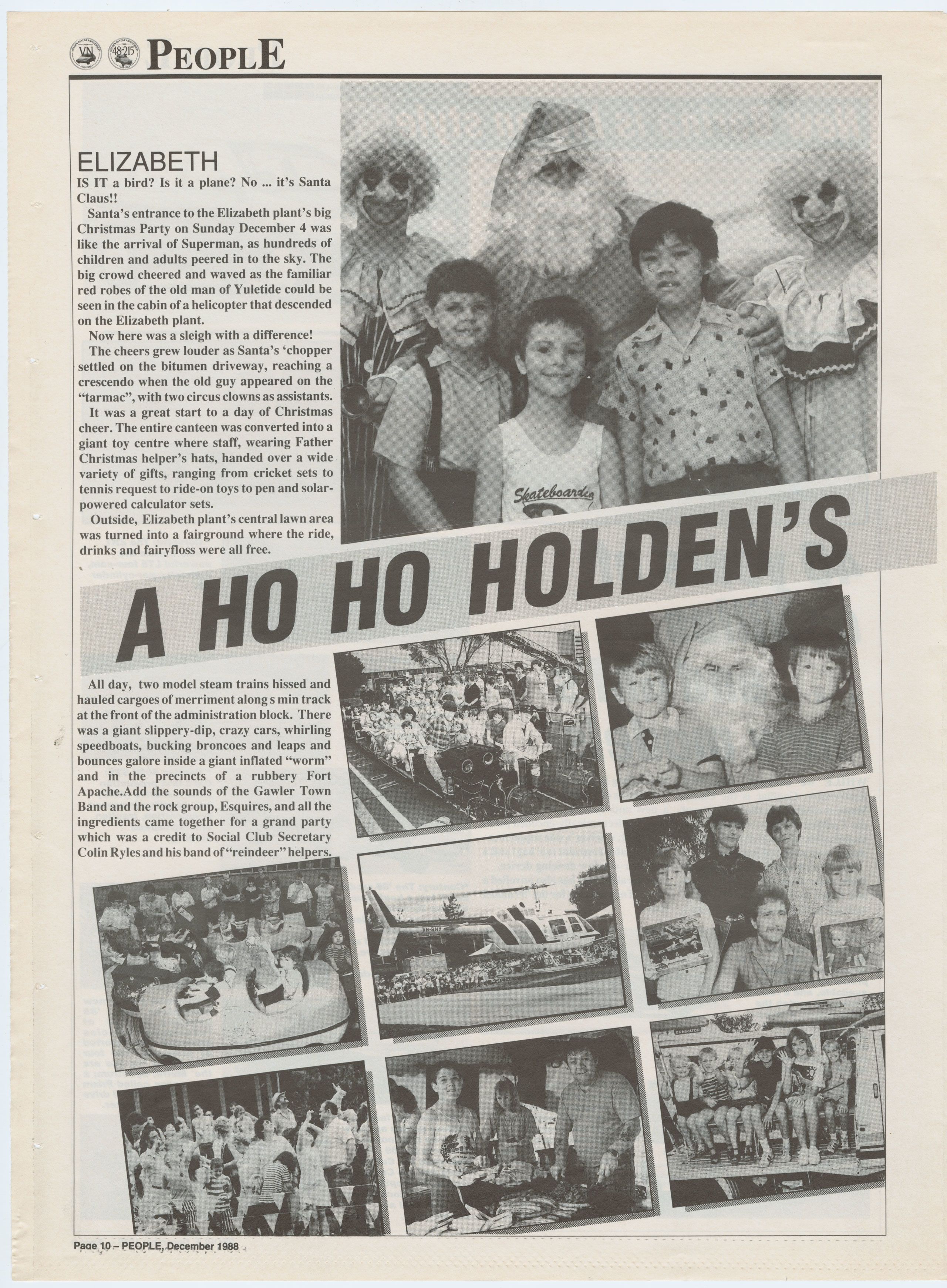 Christmas at Elizabeth, People, December 1988. SLSA: BRG 213/92/35/4/10