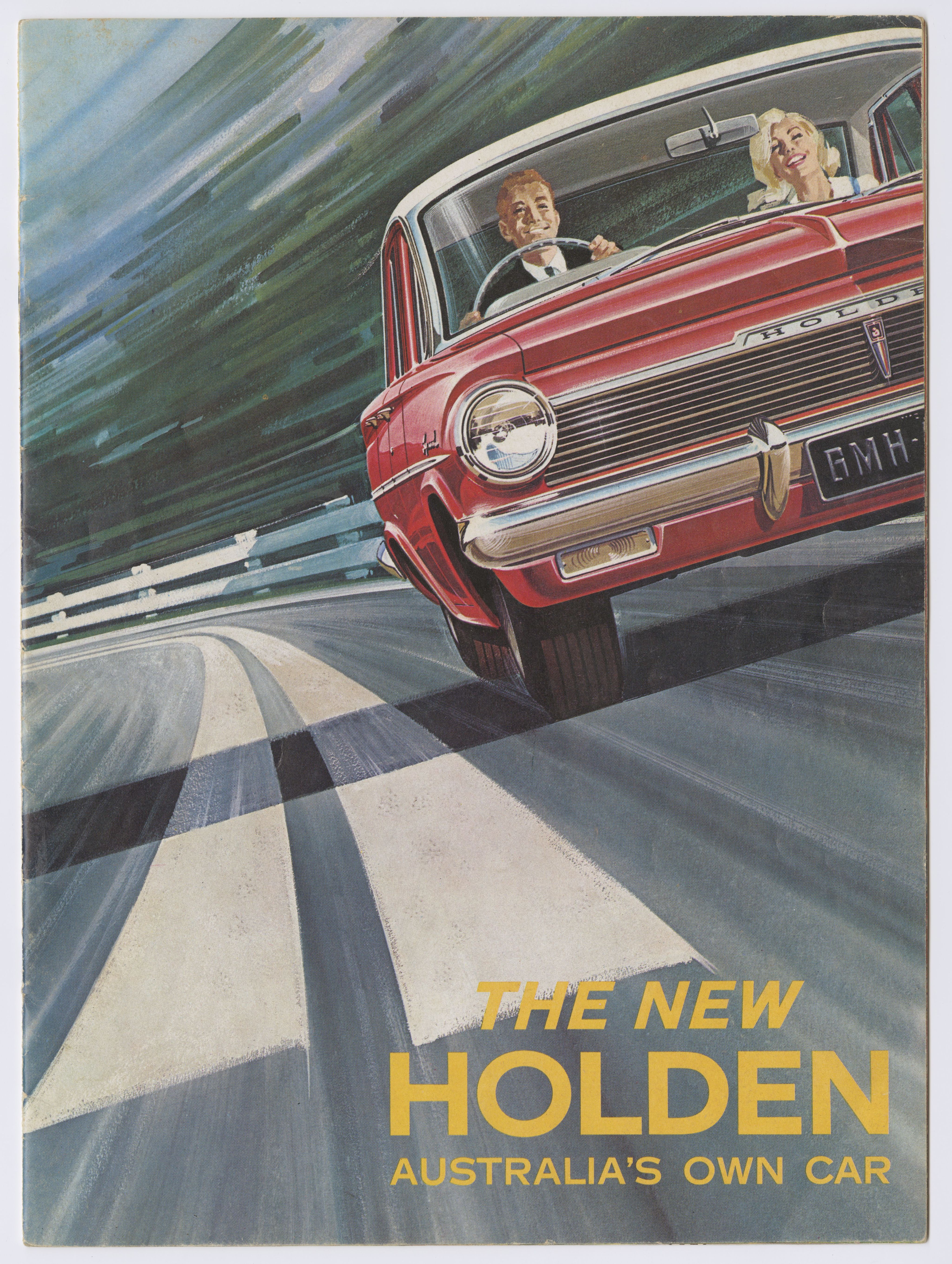 Cover of a sales brochure for the EH Holden