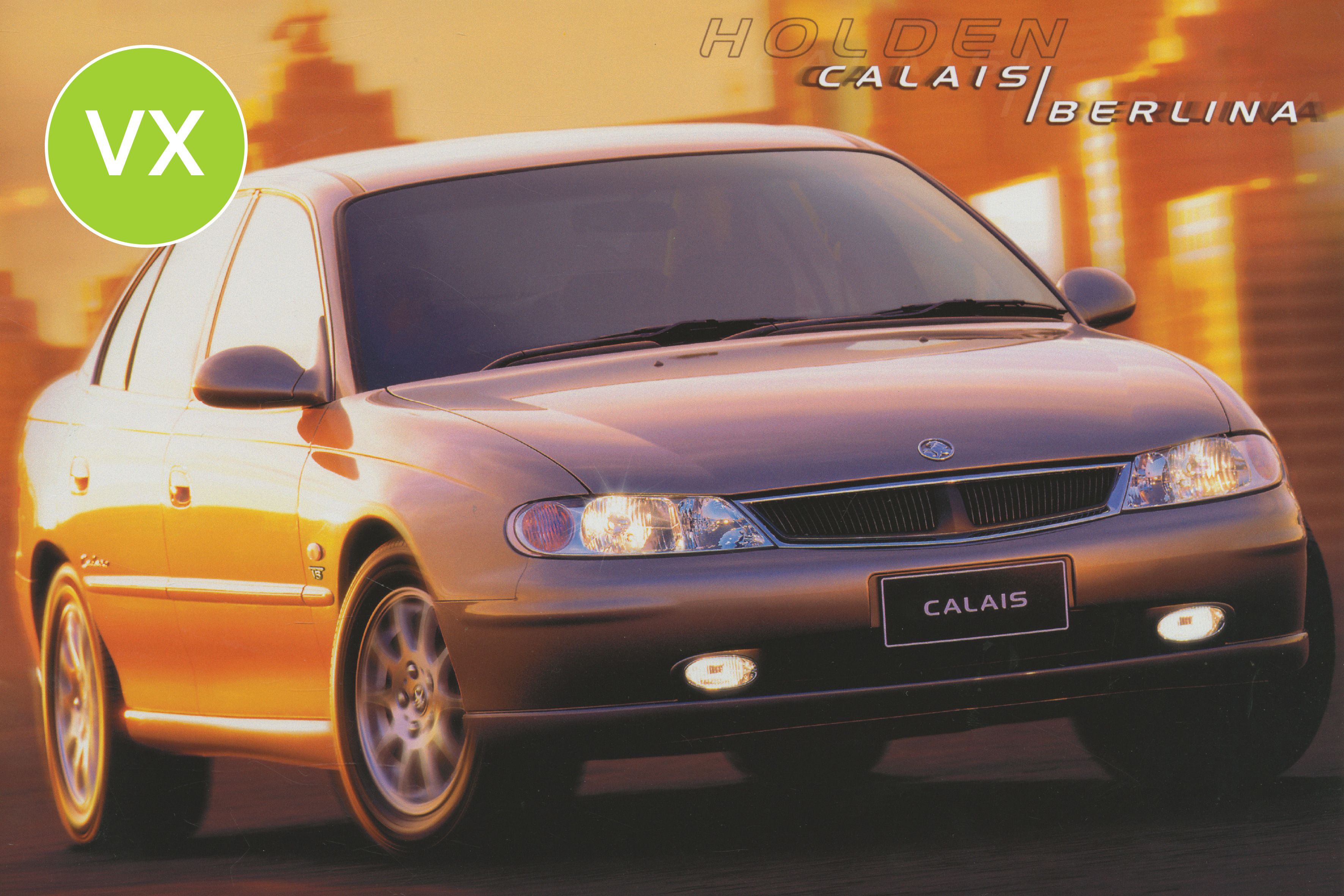 Page one of the VX Calais and Berlina sales brochure, SLSA: BRG 213/108/1/1