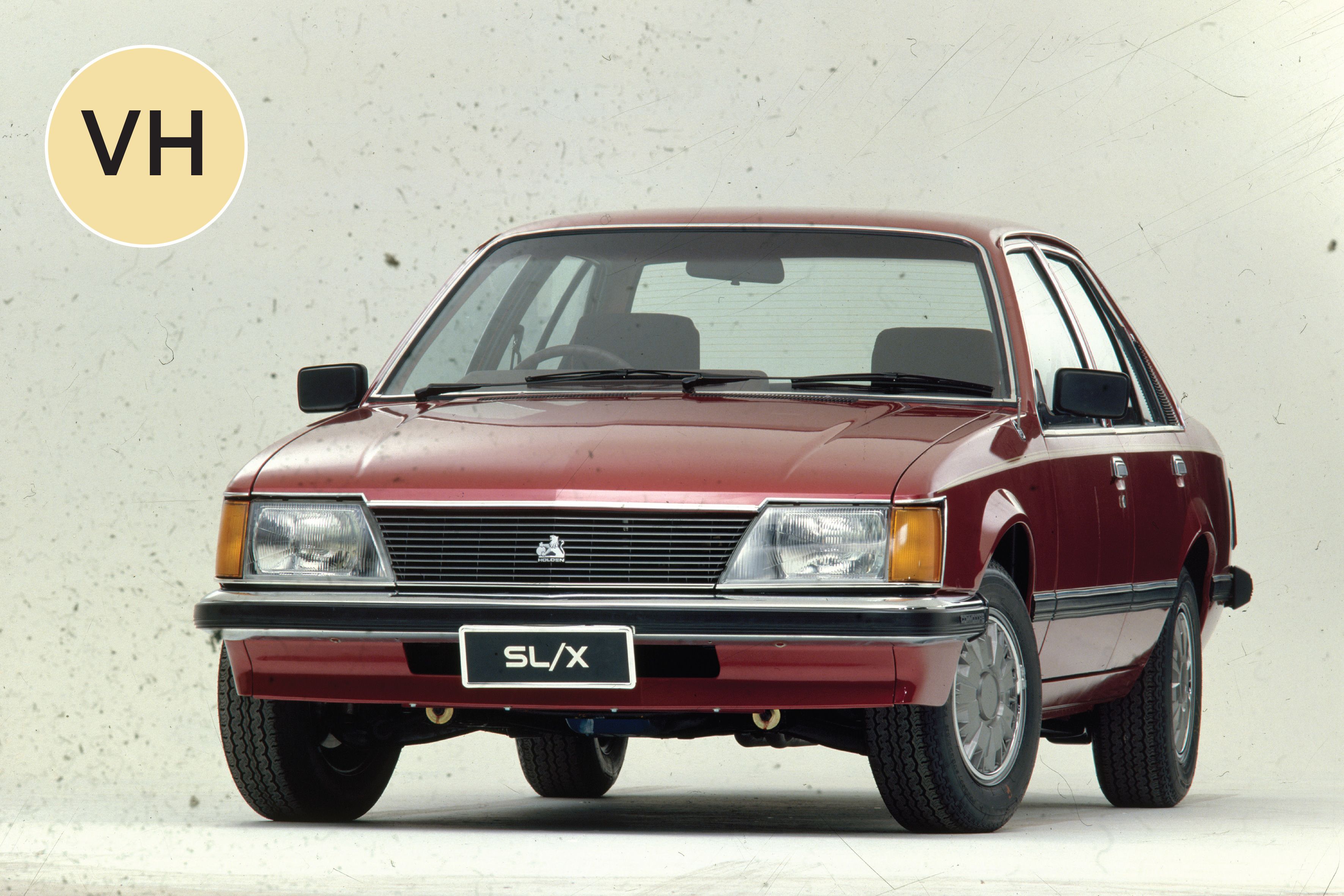 A studio photograph of the SL/X VH Holden. SLSA: BRG 213/15/8/1