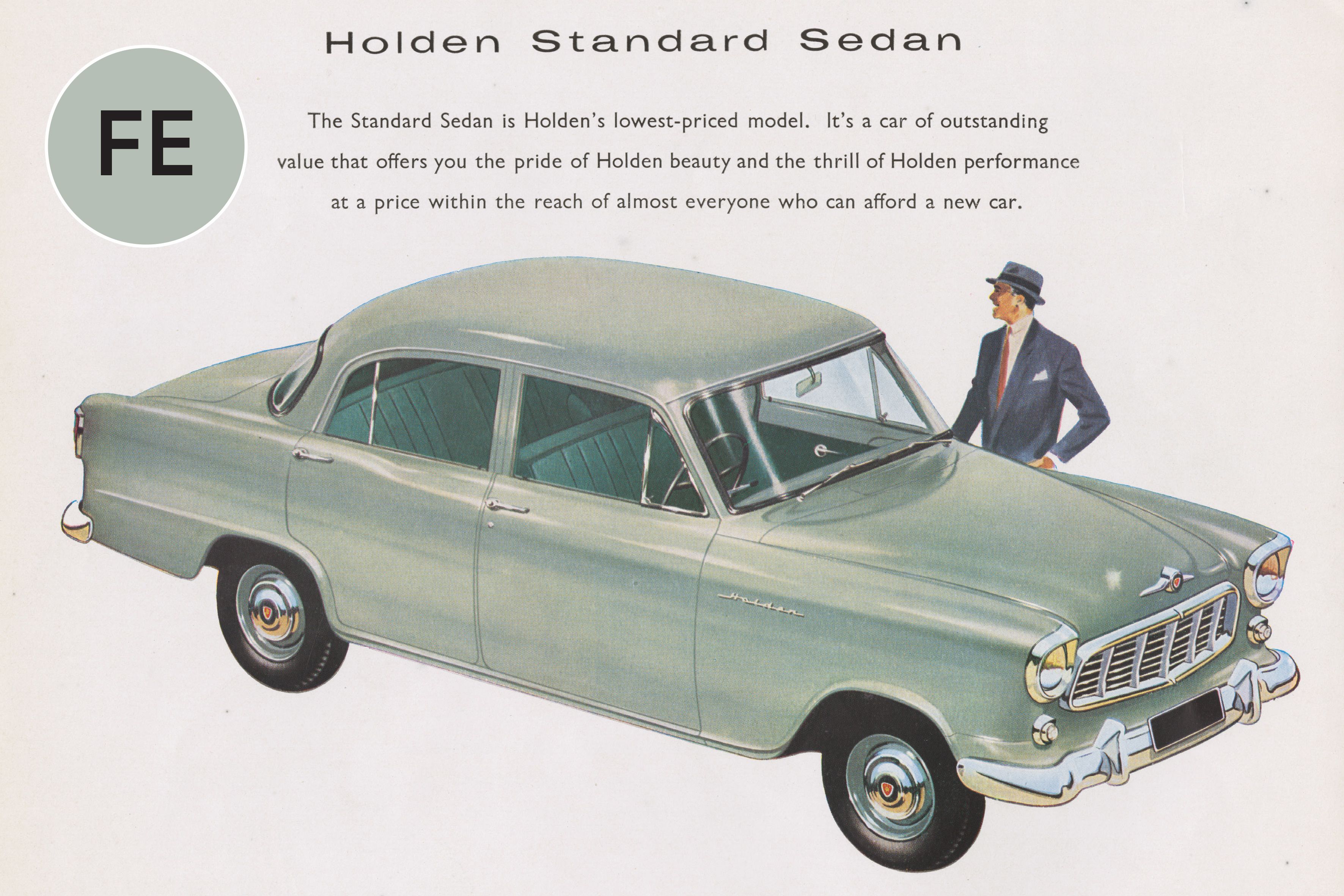 Image of a Holden FX, 48-215, Australia’s own car. SLSA: PRG 1602/9/152