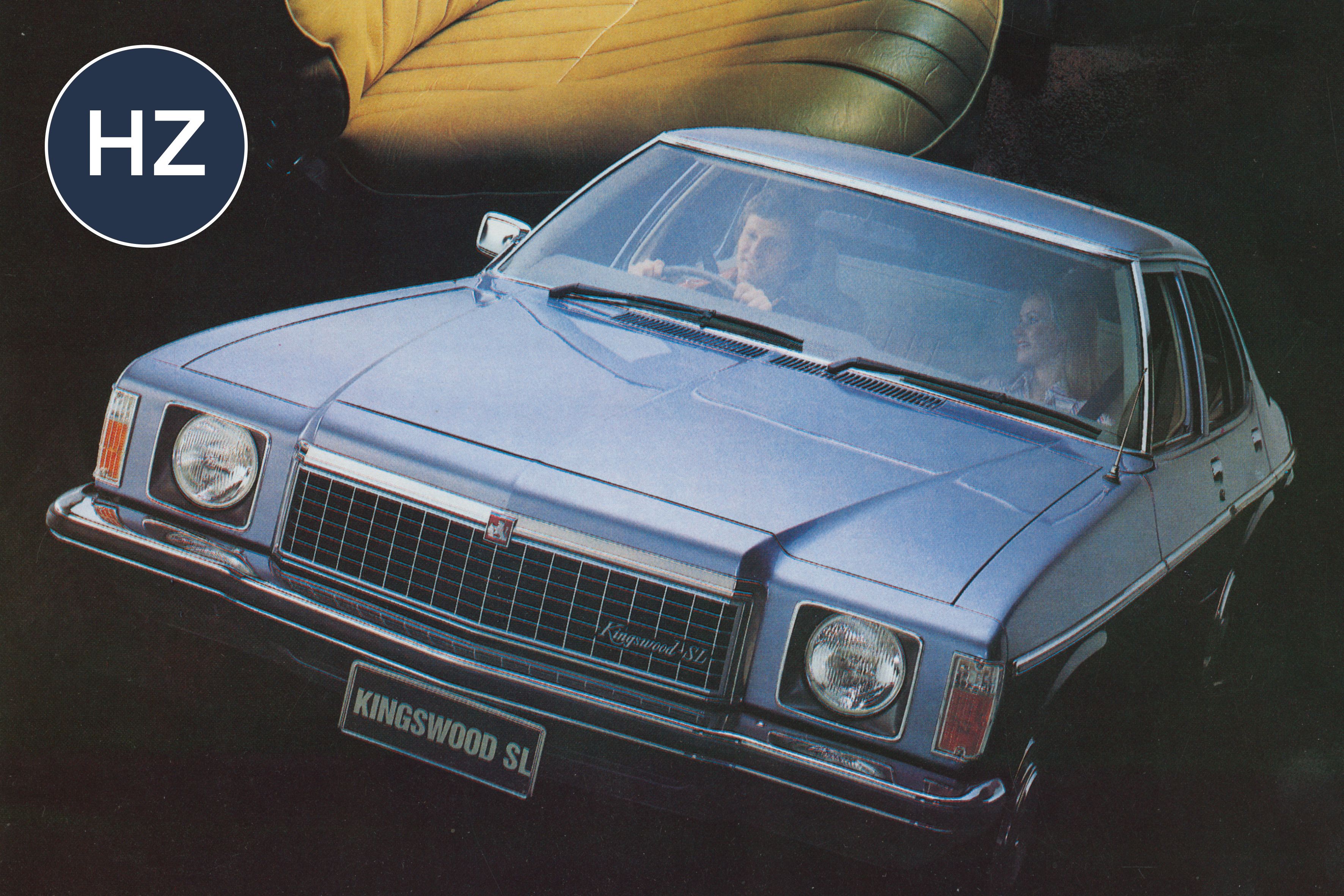 Front cover of the HZ Kingswood sales brochure. SLSA: 213/43/6/2