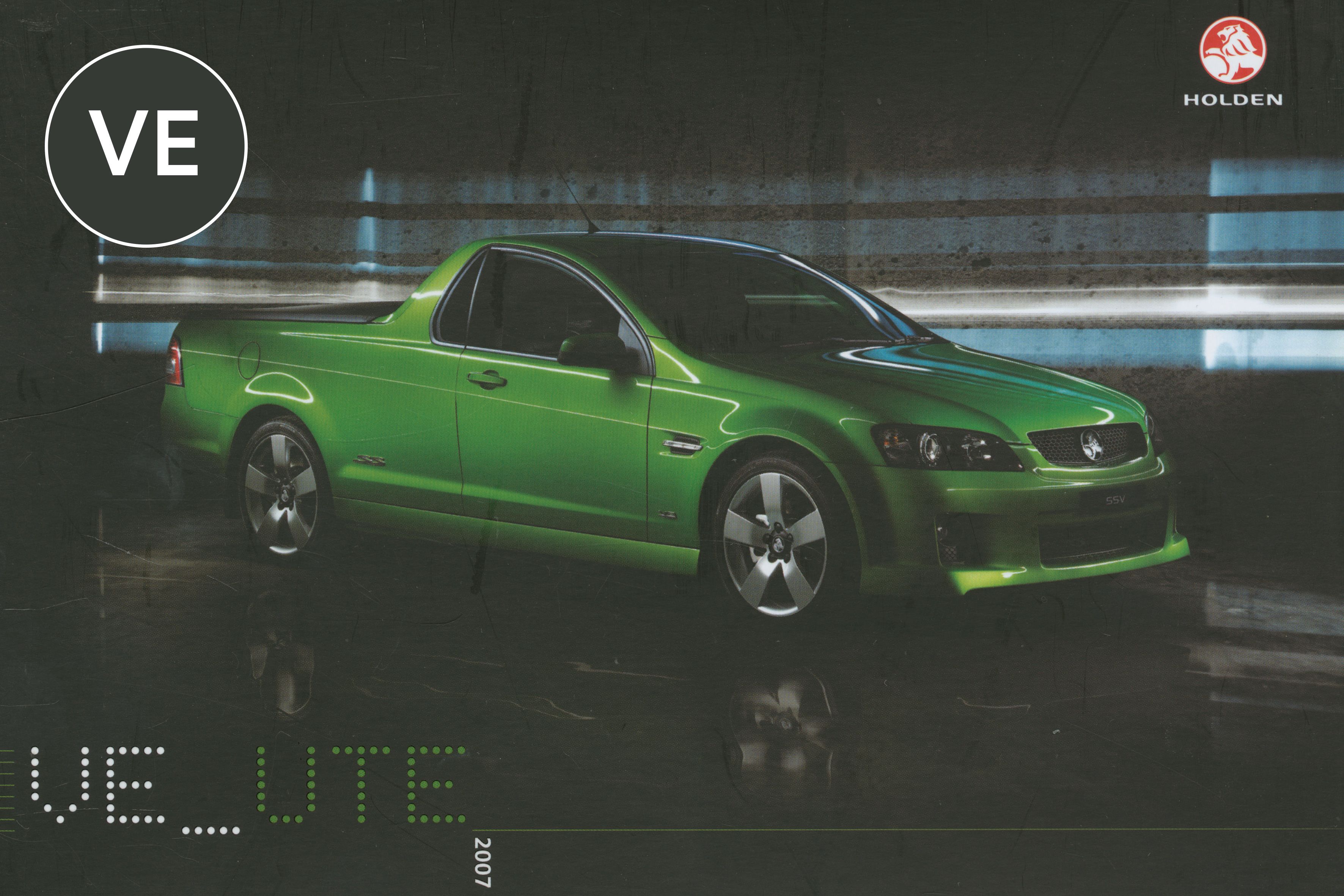 Front cover of the Holden VE Ute sales brochure pack. SLSA: BRG 213/191/2/1/1