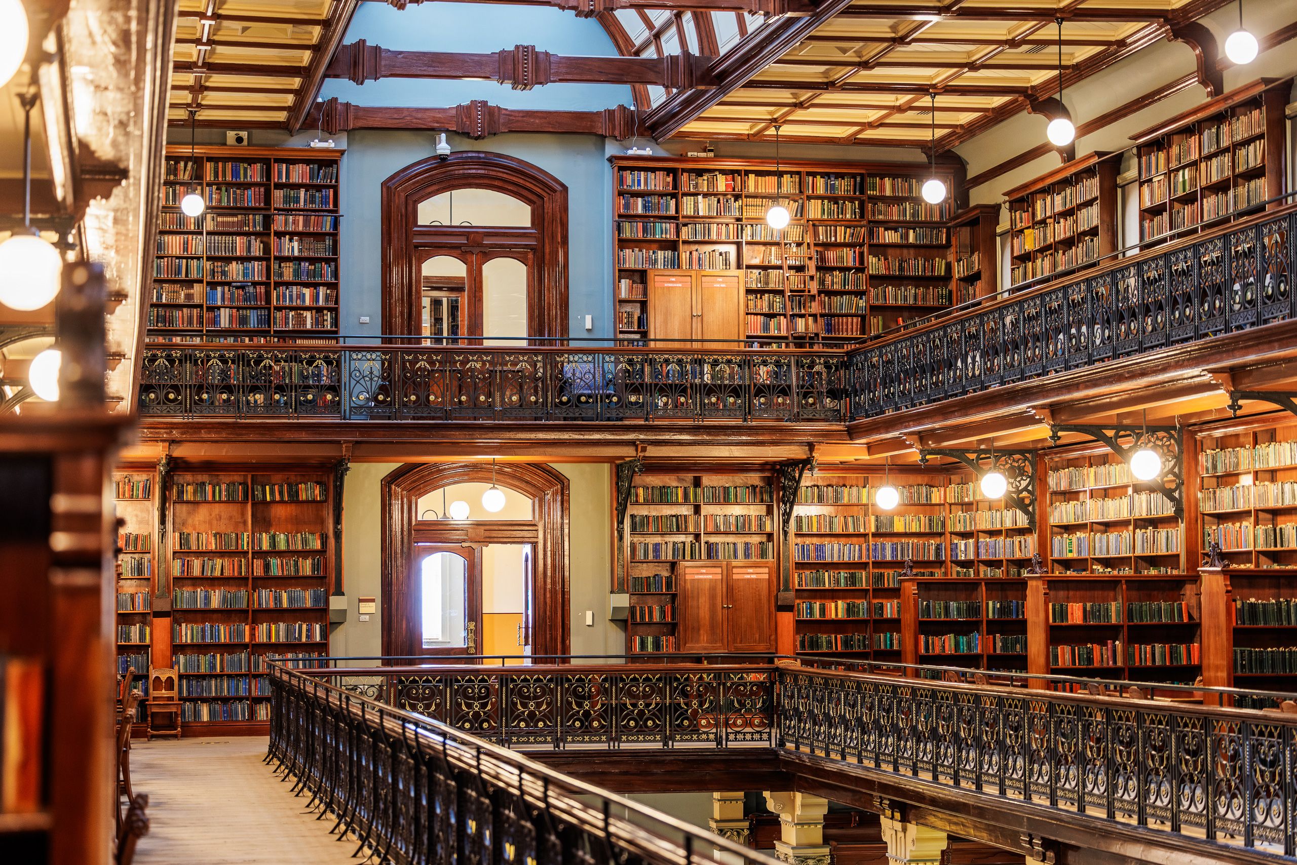 View of the Chamber from the  first level looking south.