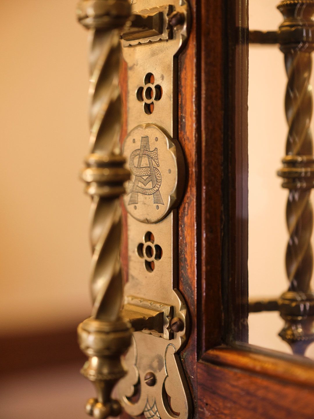 Detail of a door handle.